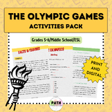 THE OLYMPIC GAMES | Reading Comprehension + Writing Activi