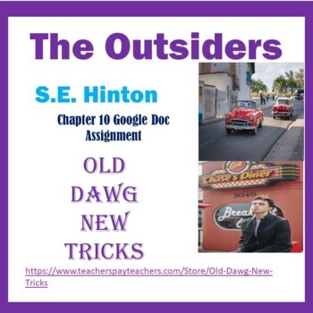 Preview of THE OUTSIDERS: Chapter 10 Google Doc Assignment