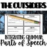 THE OUTSIDERS | Novel Study Unit Activity | Grammar Lesson