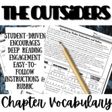 THE OUTSIDERS | Novel Study Unit Activity | Vocabulary Packet