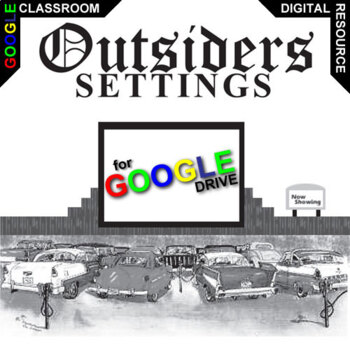 Preview of THE OUTSIDERS Setting Analysis Activity DIGITAL Physical & Emotional