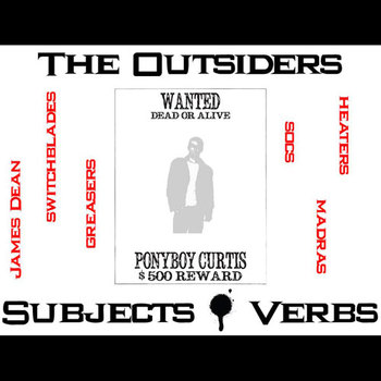Preview of THE OUTSIDERS Subjects and Verbs (Hinton) Grammar Agreement Package