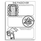 THE PASSOVER Bible Story Activity | Old Testament Workshee