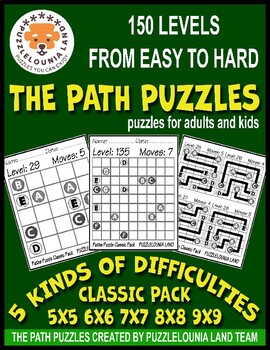 Preview of THE PATH PUZZLES CLASSIC PACK 150 level for adults and kids