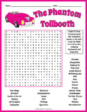 THE PHANTOM TOLLBOOTH Novel Study Word Search Puzzle Works