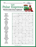 THE POLAR EXPRESS Word Search Puzzle Worksheet Activity