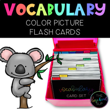 Preview of HUGE Color Vocabulary Picture Card Set- Standard 4x6 size OVER 575 Pictures