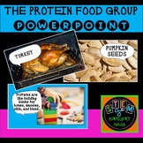 PROTEIN FOOD GROUP INFORMATIONAL 45 SLIDE POWERPOINT W/PHO