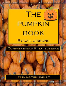 Preview of THE PUMPKIN BOOK by Gail Gibbons - Comprehension (Answer Key Included)