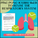 THE RESPIRATORY SYSTEM: Ping-Pong Revision Questions