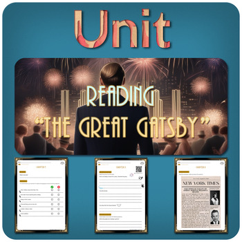Preview of THE GREAT GATSBY – A reading companion for ESL students!