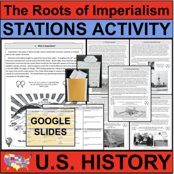 Preview of THE ROOTS OF IMPERIALISM U.S. History STATIONS (PDF & GOOGLE)