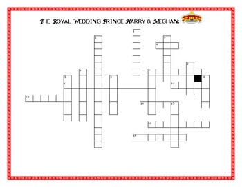 Preview of THE ROYAL WEDDING: PRINCE HARRY & MEGHAN: CROSSWORD