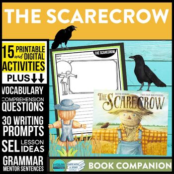 Preview of THE SCARECROW activities READING COMPREHENSION - Book Companion read aloud