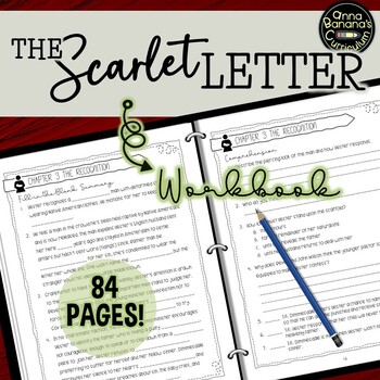 Preview of THE SCARLET LETTER WORKBOOK: Print Novel Study