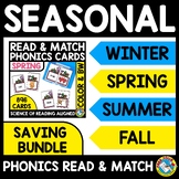 THE SCIENCE OF READING CENTERS PHONICS BUNDLE TASK CARDS W