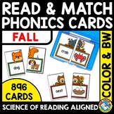 THE SCIENCE OF READING CENTERS PHONICS FALL TASK CARDS WOR