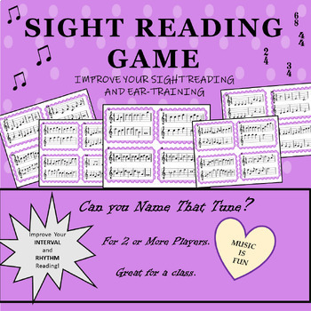 Preview of THE SIGHT-READING GAME, IMPROVE YOUR SIGHT READING, RHYTHM & EAR TRAINING