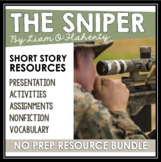 The Sniper by Liam O'Flaherty Short Story Unit Slides, Ass