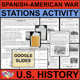 THE SPANISH-AMERICAN WAR U.S. History STATIONS (PDF & GOOGLE)