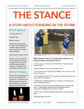 Preview of THE STANCE: A story about standing in the storm (video included)