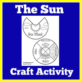 THE SUN |  Worksheet Craft Activity 1st 2nd 3rd 4th 5th Grade | SOLAR SYSTEM