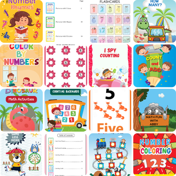 Preview of THE SUPER MATH COLLECTION PRINTABLE BUNDLE