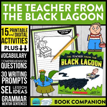 Preview of THE TEACHER FROM THE BLACK LAGOON activity  READING COMPREHENSION Book Companion
