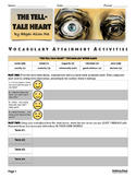 The Tell-Tale Heart Vocabulary Attainment Activities