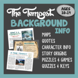 THE TEMPEST - Background Information & Introduction Packet