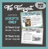 THE TEMPEST Scripts with Illustrations