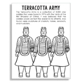 THE TERRACOTTA ARMY World Landmark Poster | Art History Bu