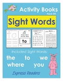 Sight Word Activity Booklets (Pre-Primer Pack #4)