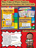 PLACE VALUE : TASK CARD BUNDLE {Whole and Decimal Numbers}