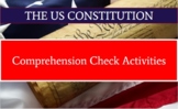THE US CONSTITUTION: Interactive Comprehension Activities 