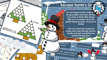 Preview of THE Ultimate Science Christmas STEM Escape Room