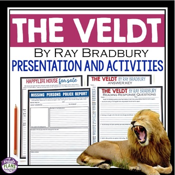 Preview of The Veldt by Ray Bradbury - Short Story Unit Slides, Assignments and Activities