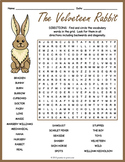 THE VELVETEEN RABBIT Word Search Puzzle Worksheet Activity