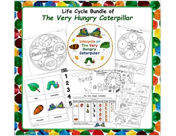 Preview of THE VERY HUNGRY CATERPILLAR LIFE CYCLE BUNDLE