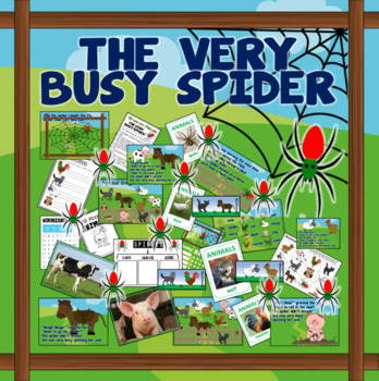 Preview of THE VERY BUSY SPIDER STORY TEACHING RESOURCES