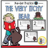THE VERY ITCHY BEAR FREE NUMBER PRACTICE