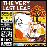 THE VERY LAST LEAF Activities Worksheets and Interactive Read Aloud Lesson Plans