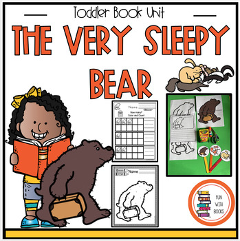 Preview of THE VERY SLEEPY BEAR TODDLER BOOK UNIT