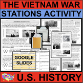 THE VIETNAM WAR Divides America U.S. History STATIONS (PDF
