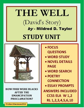 Preview of THE WELL, David's Story - Study Unit
