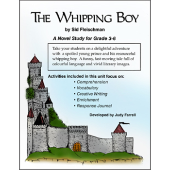 Preview of THE WHIPPING BOY - A NOVEL STUDY Gr. 3-6