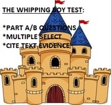 THE WHIPPING BOY BUNDLE 4TH GRADE LEAP/PARCC TESTS