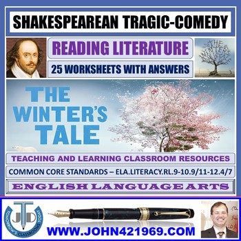 Preview of THE WINTER'S TALE - SHAKESPEAREAN TRAGIC-COMEDY - 25 WORKSHEETS WITH ANSWERS
