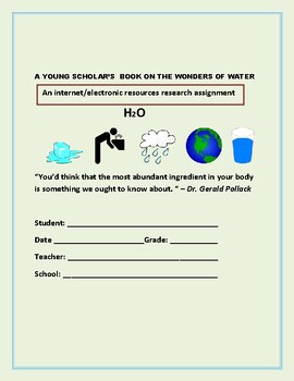 Preview of THE WATER CYCLE: AN INDEPENDENT RESEARCH BOOK GRS.4-8, MG