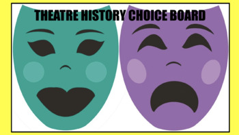 Preview of THEATER HISTORY CHOICE BOARD